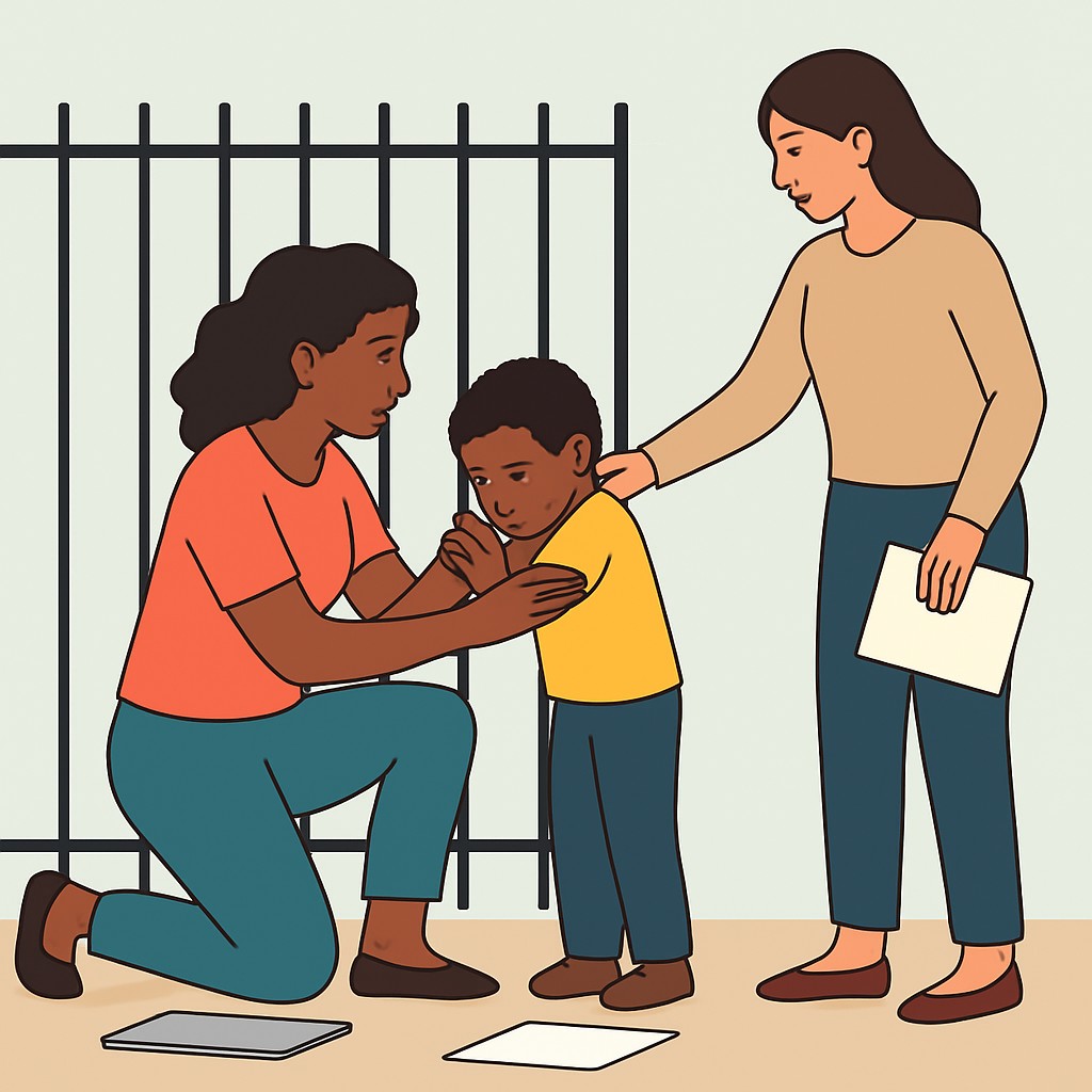 How To Handle First School Separation Anxiety